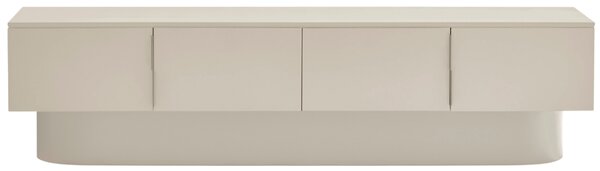 Teulat Béžový lakovaný TV stolek Totem 200 x 47 cm