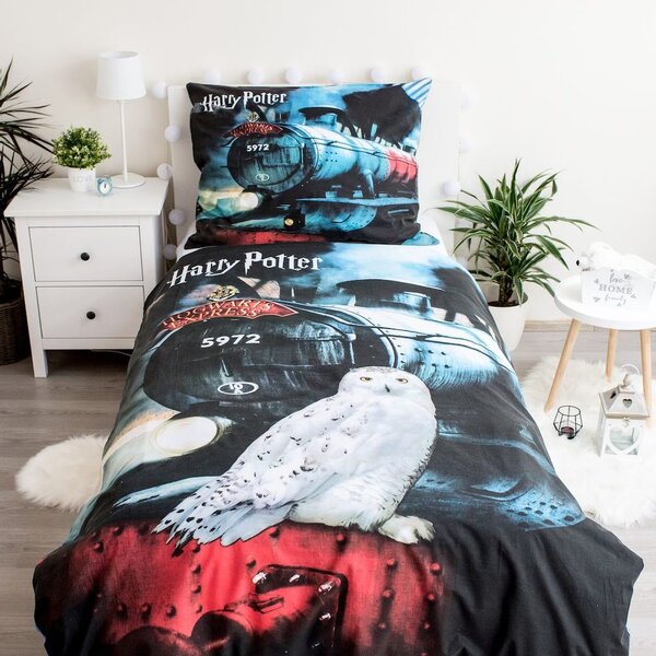 Jerry Fabrics Povlečení Harry Potter - Vícebarevná | 140 x 200 cm / 70 x 90 cm