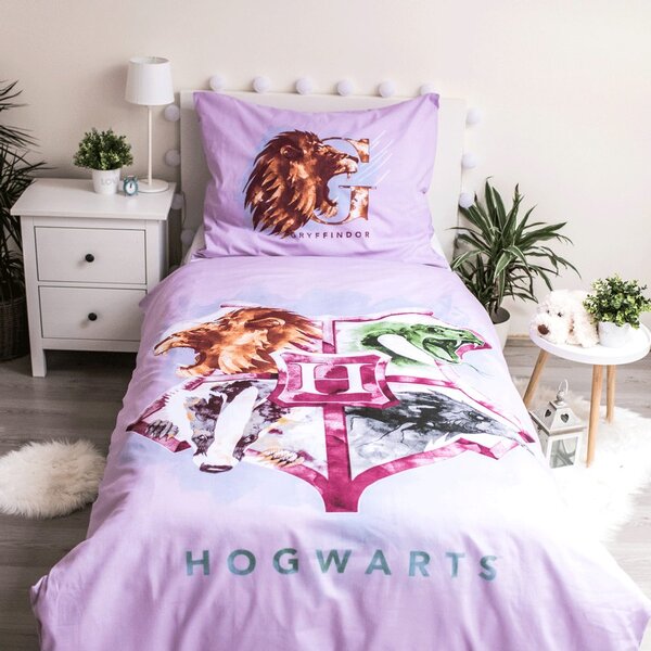 Jerry Fabrics Povlečení Harry Potter - Vícebarevná | 140 x 200 cm / 70 x 90 cm