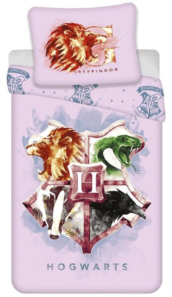 Jerry Fabrics Povlečení Harry Potter - Vícebarevná | 140 x 200 cm / 70 x 90 cm