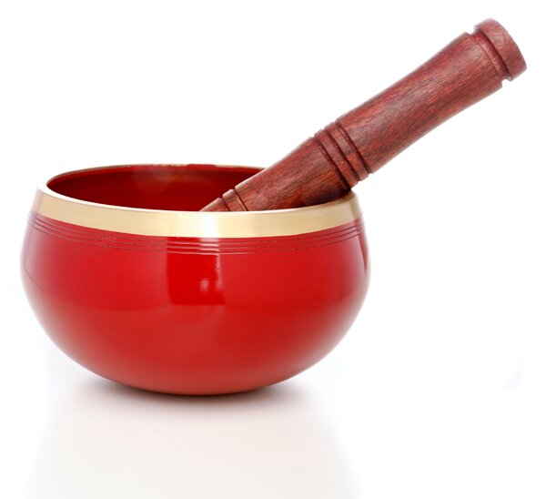 Tibetská miska červená 13 cm
