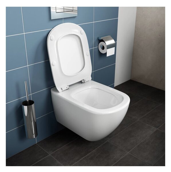 Ideal Standard Tesi - Závěsné WC s deskou SoftClose, AquaBlade, bílá, T354601