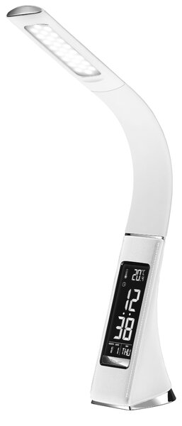 LED stolní lampička Immax LEATHER WHITE bílá