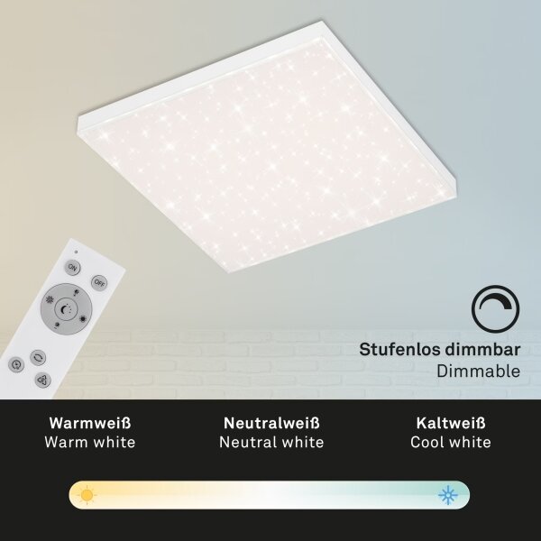 Briloner 7381-116 - LED Stmívatelné stropní svítidlo STARRY SKY LED/24W/230V+ DO