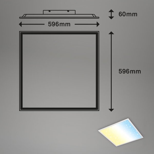 Briloner 7303-016 - LED Stmívatelné stropní svítidlo STARRY SKY LED/36W/230V+ DO