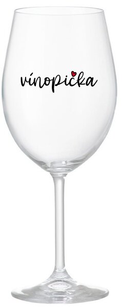 VÍNOPIČKA - čirá sklenice na víno 350 ml