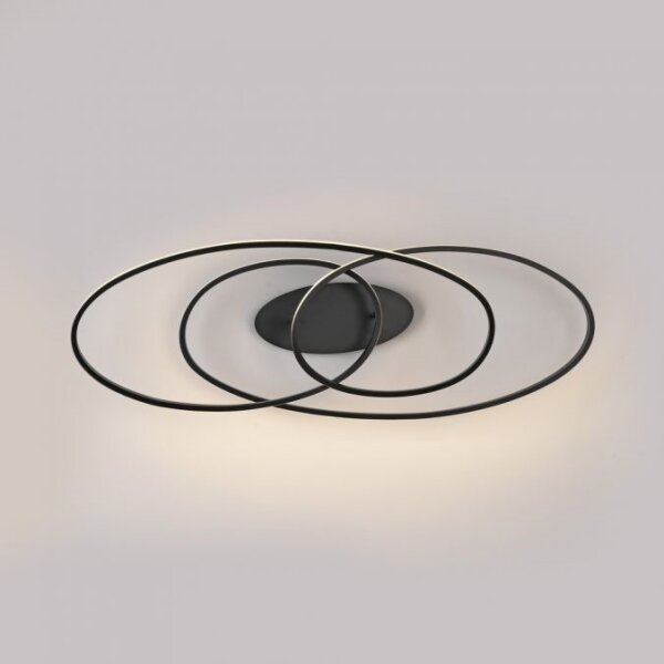 JUST LIGHT. 15321-18 - LED Stropní svítidlo LUMACA LED/33W/230V černá