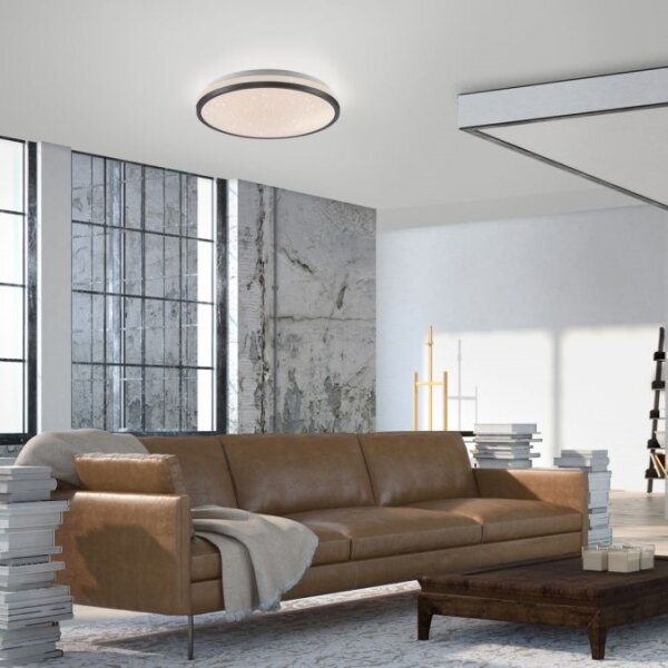 JUST LIGHT. 14293-18 - LED Stmívatelné stropní svítidlo KYLE LED/10W/230V černá