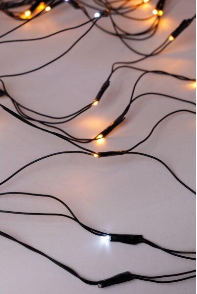LED Venkovní závěs NET 240xLED/7,2W/230V 1,5x2 m IP44 teplá bílá