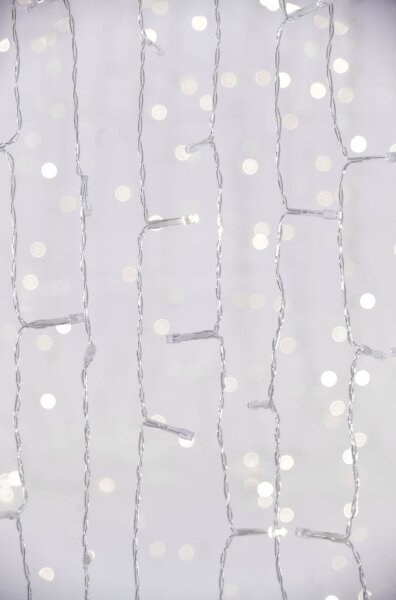 LED Venkovní závěs CURTAIN 480xLED/8,4W/230V 3x3 m IP44 studená bílá