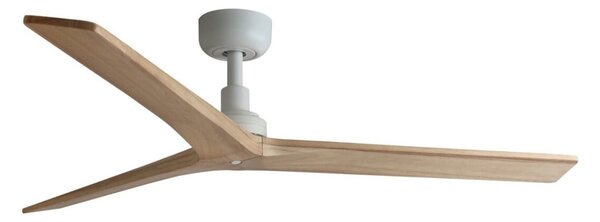 FARO 34280 - Stropní ventilátor KLIM M borovice/bílá pr. 125 cm+dálkové ovládání