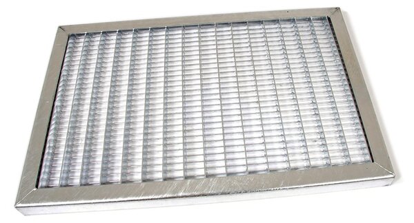 Kovová rohož Grid 50 x 100 x 3,3 cm, stříbrná
