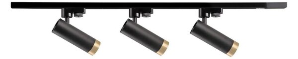 Bodové svítidlo do lištového systému FADO 3xGU10/10W/230V černá