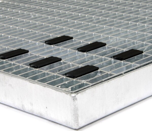 Kovová rohož Grid 50 x 100 x 3,3 cm, stříbrná