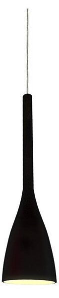 Ideal Lux - Lustr na lanku FLUT 1xE14/40W/230V pr. 10,5 cm černá