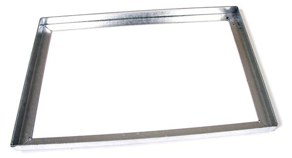 Kovová rohož Grid 50 x 100 x 3,3 cm, stříbrná