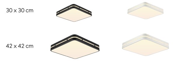Immax NEO LITE PERFECTO Smart stropní svítidlo čtverec 42cm, 48W bílé Tuya WiFi