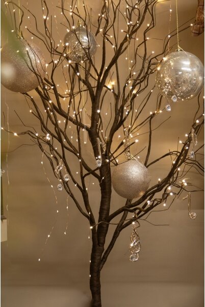 LED Vánoční dekorativní umělý strom TREE 180xLED/230V 1,8 m