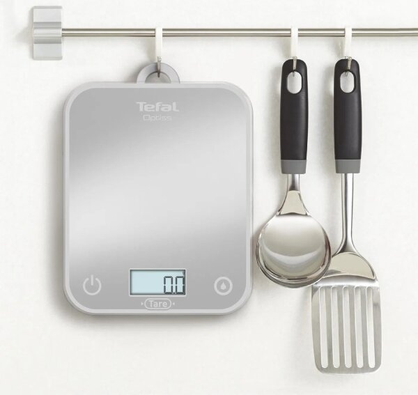 Tefal - Kuchyňská váha OPTISS 2xAAA šedá