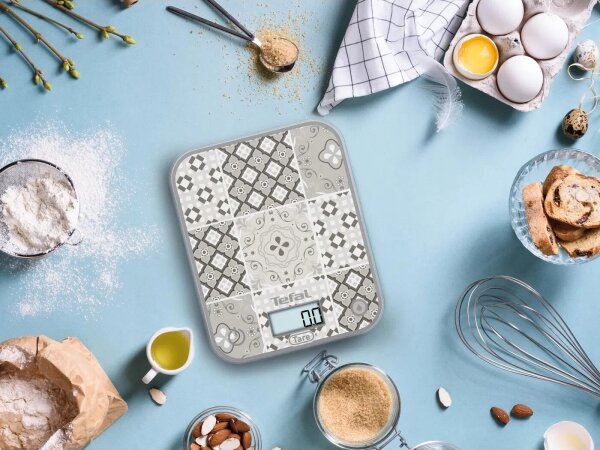 Tefal - Kuchyňská váha OPTISS 2xAAA béžová