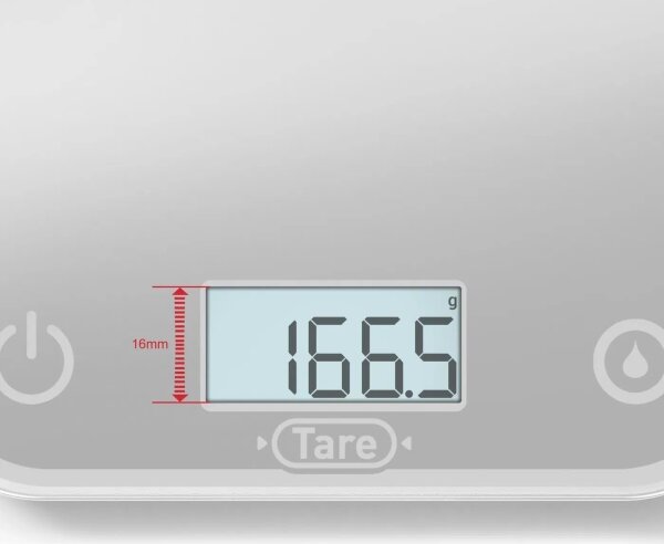 Tefal - Kuchyňská váha OPTISS 2xAAA šedá