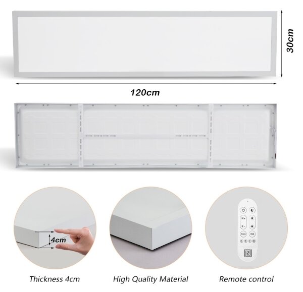 Immax NEO 07276L -LED Stm. koupelnové svítidlo FRAME 50W/230V IP44 Wi-Fi Tuya+DO