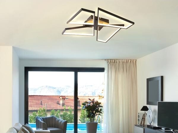 LED Stmívatelné stropní svítidlo LED/115W/230V 3000-6500K černá + DO
