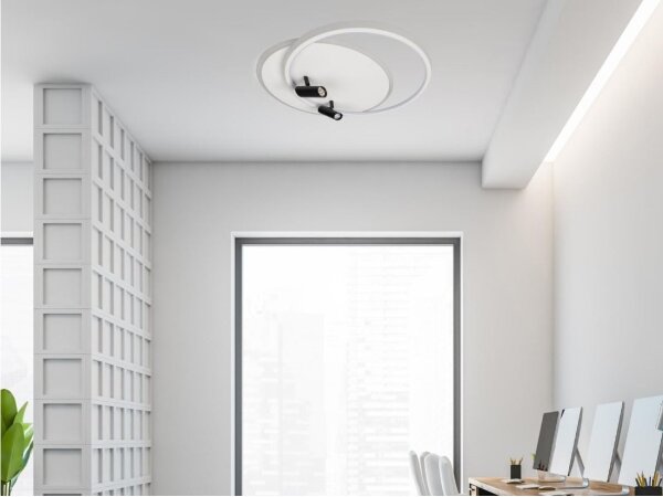 LED Stmívatelné stropní svítidlo LED/65W/230V 3000-6500K bílá + dálkové ovládání