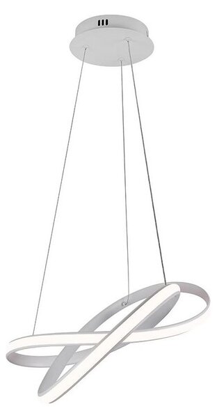 LED Stmívatelný lustr na lanku LED/70W/230V 3000-6500K bílá + dálkové ovládání