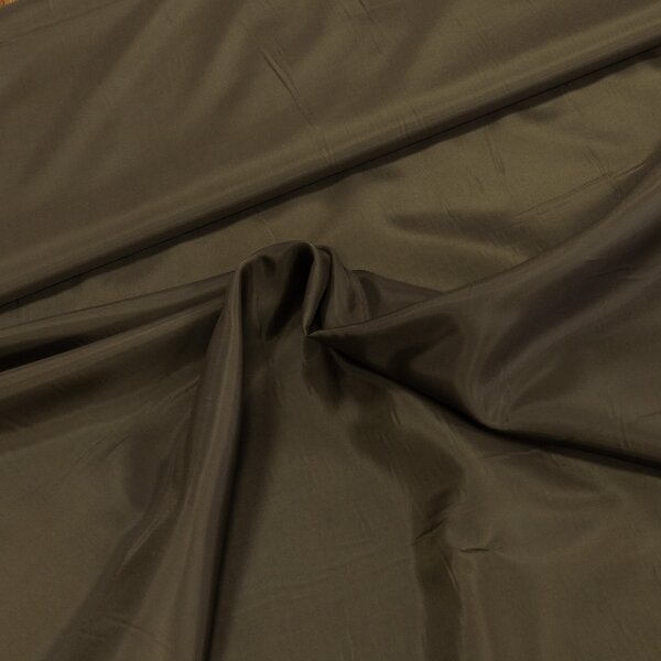 Podšívka polyesterová 5080-39, jednobarevná khaki, š.150cm (látka v metráži)