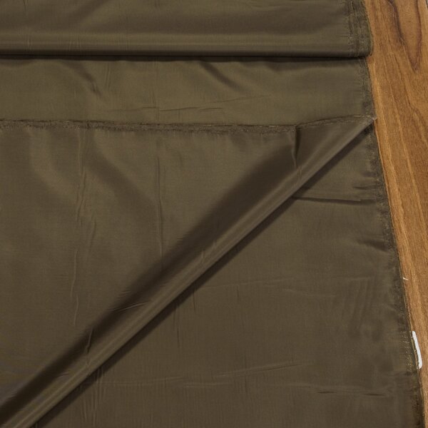 Podšívka polyesterová 5080-39, jednobarevná khaki, š.150cm (látka v metráži)
