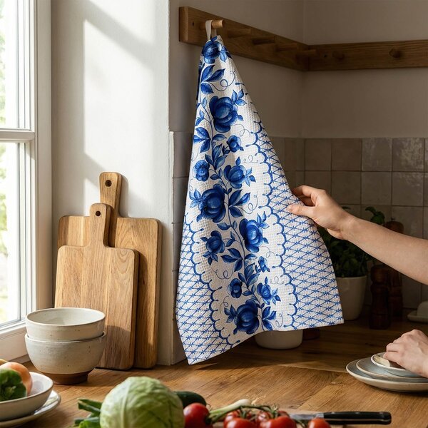 Bellatex kuchyňská utěrka 319 CIBULÁK, modrá 1 kus, 50x60cm