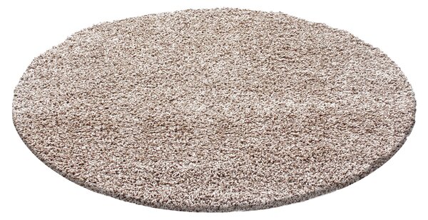 Kusový koberec Life Shaggy 1500 beige kruh 200x200 cm