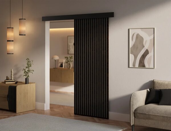 Perion 86 Posuvné dveře wenge (86 x 205) cm – 1 dveřní křídlo bez nároku na místo při otevírání