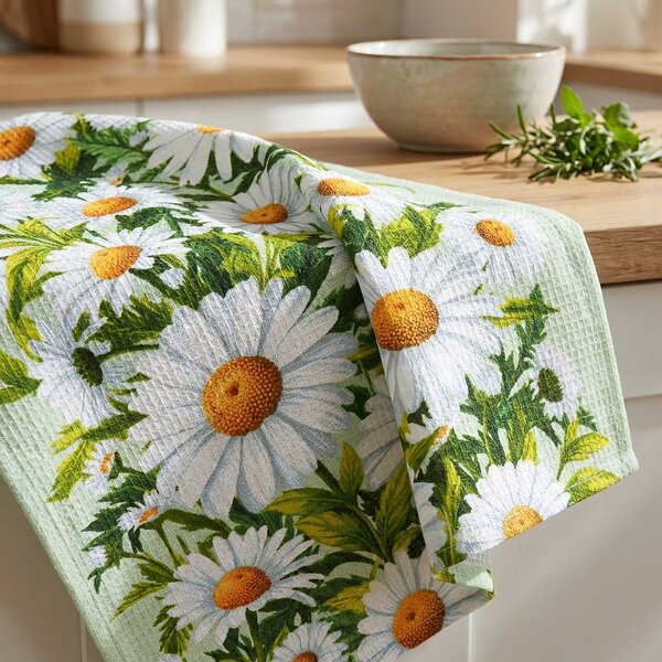 Bellatex kuchyňská utěrka 323 KOPRETINY, zelená 1 kus, 50x60cm