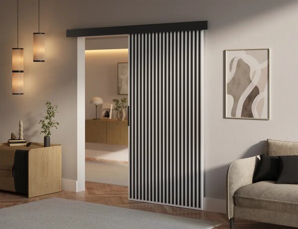 Perion 106 Posuvné dveře bílá (106 x 205) cm – 1 dveřní křídlo bez nároku na místo při otevírání
