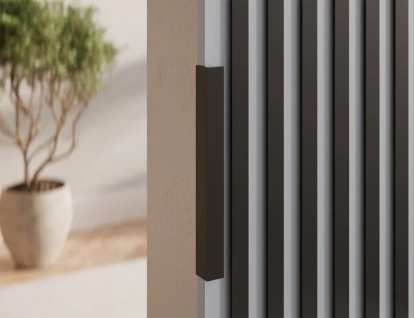 Perion 76 Posuvné dveře šedá (76 x 205) cm – 1 dveřní křídlo bez nároku na místo při otevírání