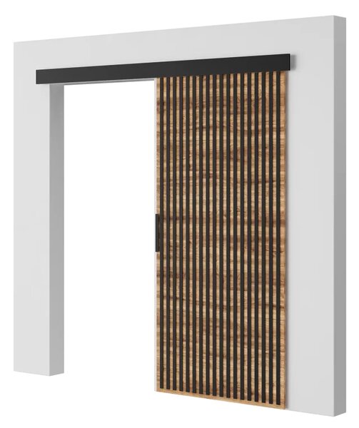 Perion 96 Posuvné dveře dub Wotan (96 x 205) cm – 1 dveřní křídlo bez nároku na místo při otevírání