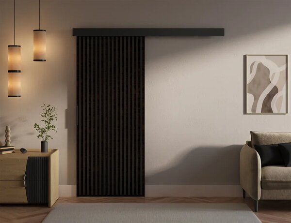Perion 86 Posuvné dveře wenge (86 x 205) cm – 1 dveřní křídlo bez nároku na místo při otevírání