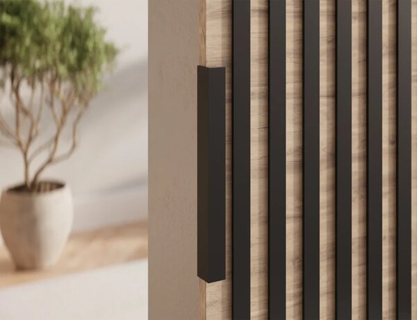 Perion 76 Posuvné dveře sonoma (76 x 205) cm – 1 dveřní křídlo bez nároku na místo při otevírání