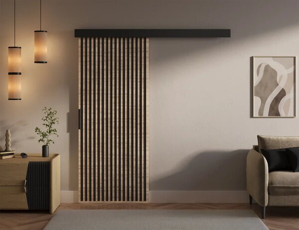 Perion 86 Posuvné dveře sonoma (86 x 205) cm – 1 dveřní křídlo bez nároku na místo při otevírání