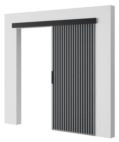 Perion 96 Posuvné dveře šedá (96 x 205) cm – 1 dveřní křídlo bez nároku na místo při otevírání