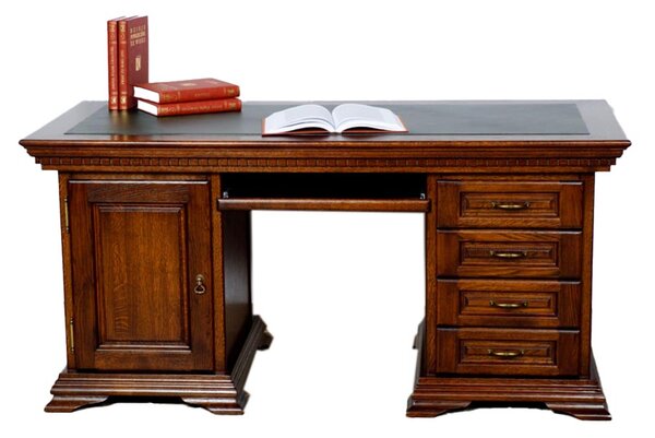 Nábytek Chodura Dubový psací stůl dřevo 83x173x78 Hnědá