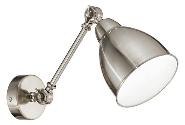 Ideal Lux - Nástěnná lampa NEWTON 1xE27/42W/230V lesklý chrom