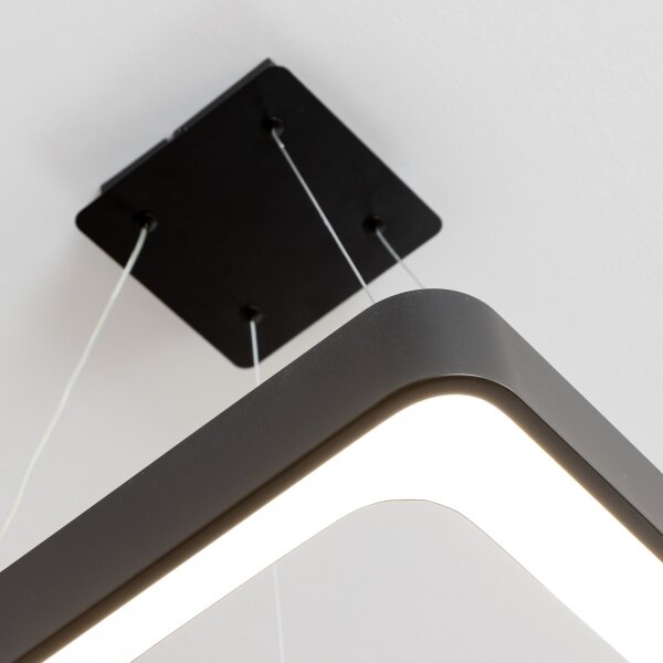Brilagi - LED Stmív. lustr na lanku FALCON II LED/80W/230V 40x40 cm černá + DO