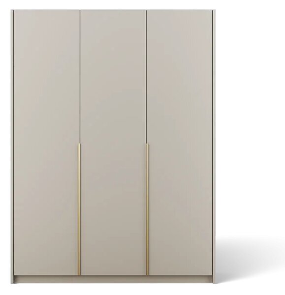 Bregma III Křídlová skříň kašmír (kód KG) (148 x 204) cm – 6 polic pro přehledné uložení