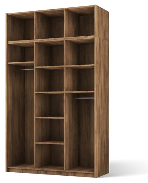 Alera III s nástavcem Výklopná skříň artisan (kód AG) (148 x 250) cm – 10 polic pro přehledné uložení