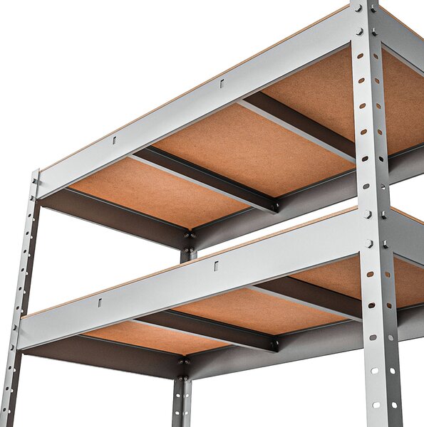 Marbo Kovový regál řada HEAVY 220x120x60 5 políc nosnost 2000 KG