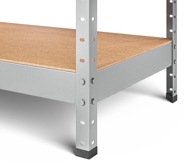 Marbo Kovový regál řada HEAVY 220x120x60 5 políc nosnost 2000 KG