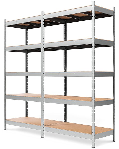 Marbo Kovový regál řada HEAVY 220x120x60 5 políc nosnost 2000 KG